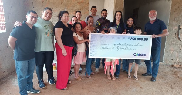 Catalão: CMOC investe na construção de nova sede da Cozinha Coletiva das Mulheres Camponesas