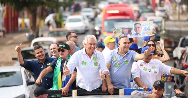 Goiânia: Em megacarreata, Caiado ressalta que Mabel conquistou população por seu perfil de gestor