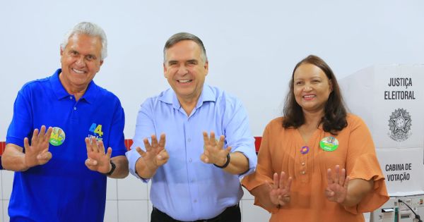 Goiânia: Caiado acompanha Mabel em votação e garante: “Vamos transformar Goiânia na melhor capital do Brasil”