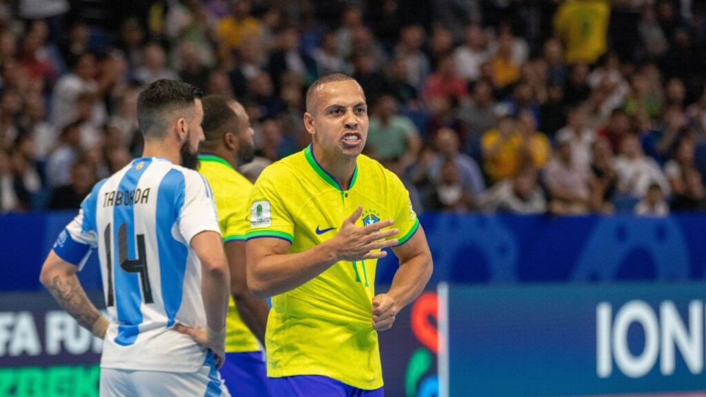 Brasil vence Argentina e conquista o hexa na Copa do Mundo de Futsal