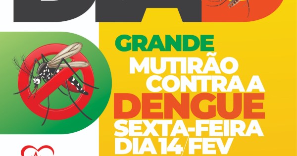 Nova Aurora: Gestão Municipal promove Mutirão Contra a Dengue nesta sexta-feira (14/2)