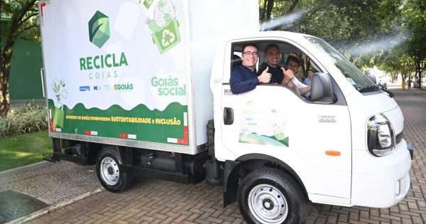 Goiás: Programa Recicla Móvel inicia entrega de caminhões para fortalecer coleta de recicláveis no interior