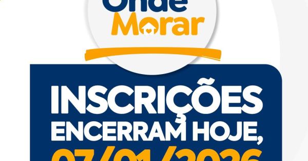 Três Ranchos: Inscrições do programa “Pra Ter Onde Morar” encerram nesta terça-feira, 7 de janeiro