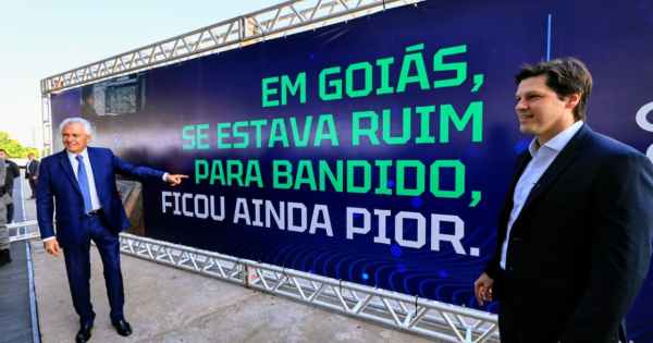 “Goiás inaugura um novo modelo de combate à criminalidade”, afirma Daniel Vilela sobre o IA Contra o Crime
