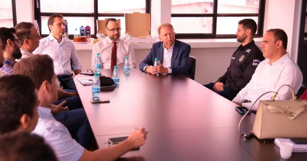 Aparecida de Goiânia: Leandro Vilela se reúne com delegados que atuam no município e reforçam parceria para reduzir criminalidade