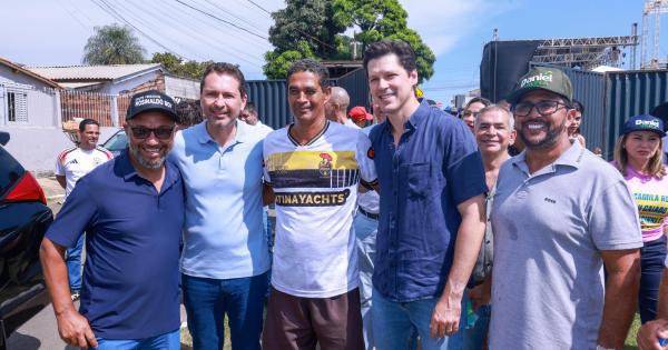 Aparecida de Goiânia: Daniel Vilela reforça parceria com município durante aniversário do Jardim Tiradentes