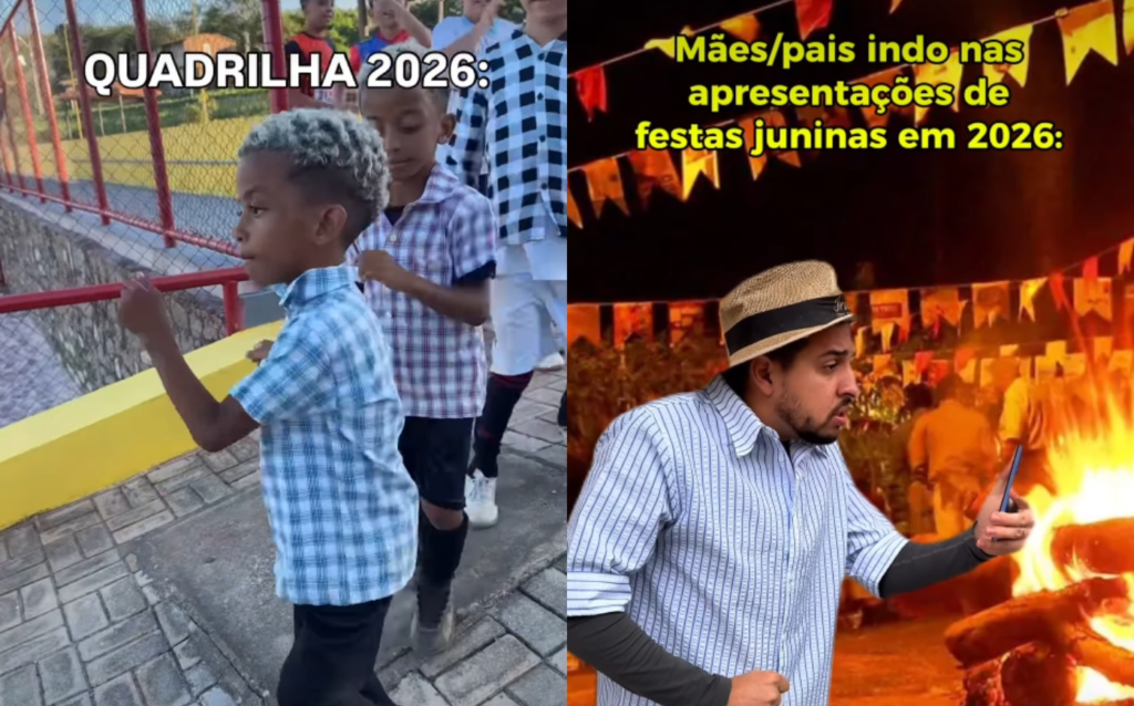 'Olha a aura… é mentira!': Dancinhas de TikTok e remixes de funk invadem quadrilhas escolares