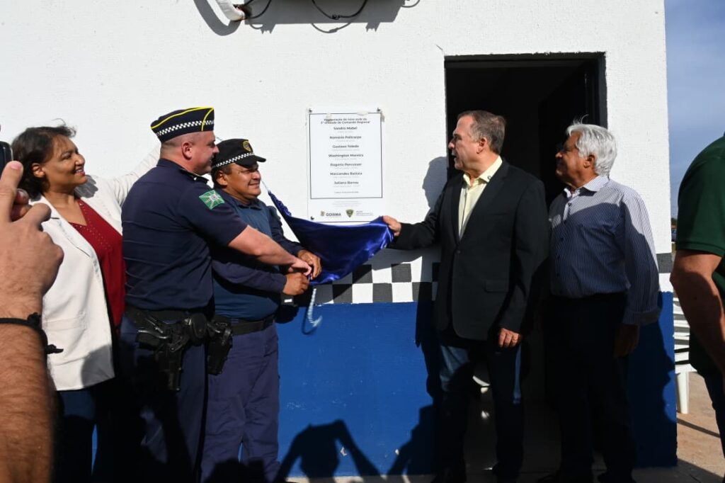 Goiânia: Sandra Mabel inaugura nova base da Guarda Civil Metropolitana na região Leste