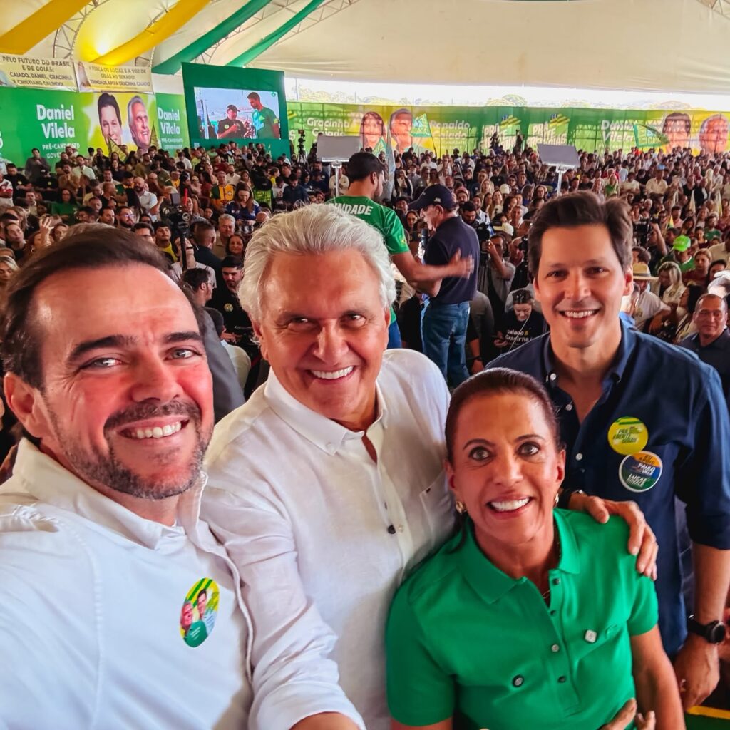 Em Trindade, Gustavo Mendanha reforça união da base governista e compromisso com os municípios no encerramento do Pra Frente Goiás