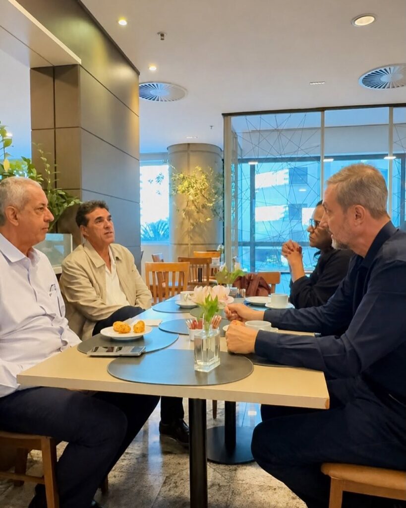 Catalão: Prefeito Velomar Rios reforça apoio à Mosaic durante reunião em São Paulo