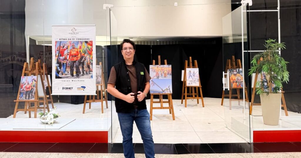 Exposição fotográfica celebra 150 anos das Congadas de Catalão no Catalão Shopping