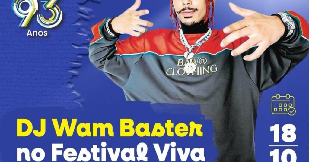 Festival Viva Goiânia tem shows de eletrofunk, sertanejo, forró e hip-hop neste domingo (18/10)